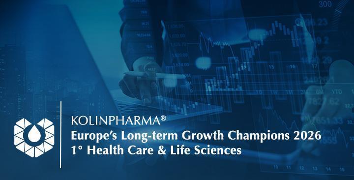 "Europe’s Long-term Growth Champions” 2026: Kolinpharma® si classifica al primo posto tra le aziende europee del settore Health Care & Life Sciences nel ranking stilato da Financial Times e da Statista